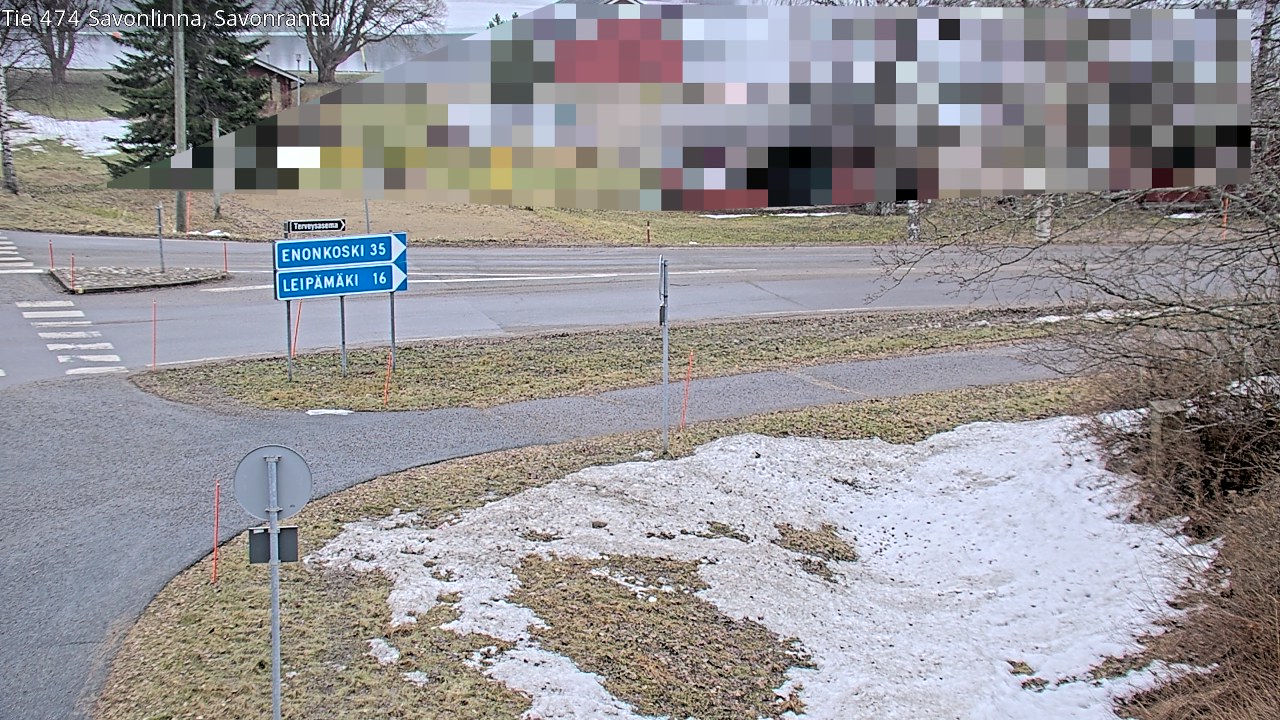 Weather Camera Image Road 474 Savonlinna Savonranta, Savonlinna, Etelä-Savo