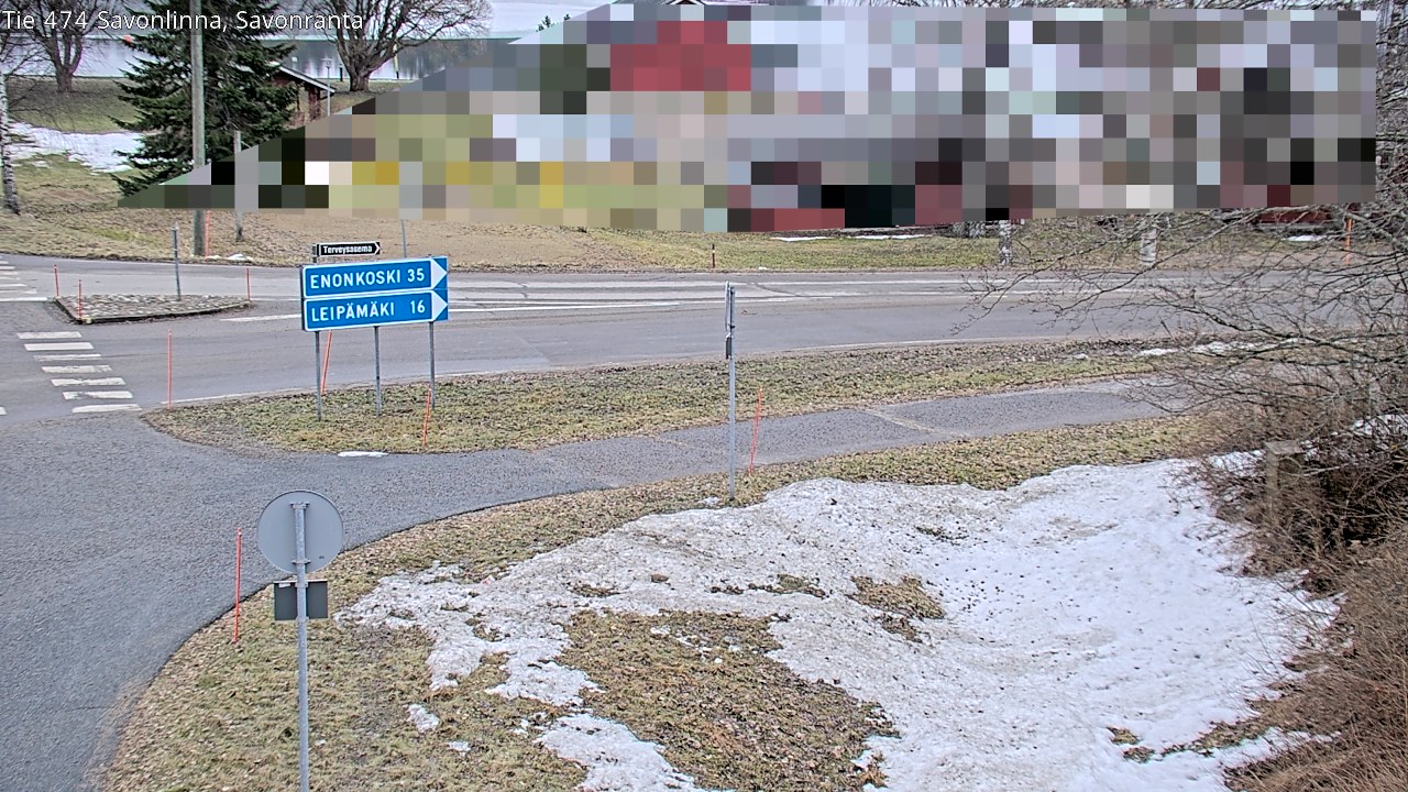 Weather Camera Image Road 474 Savonlinna Savonranta, Savonlinna, Etelä-Savo