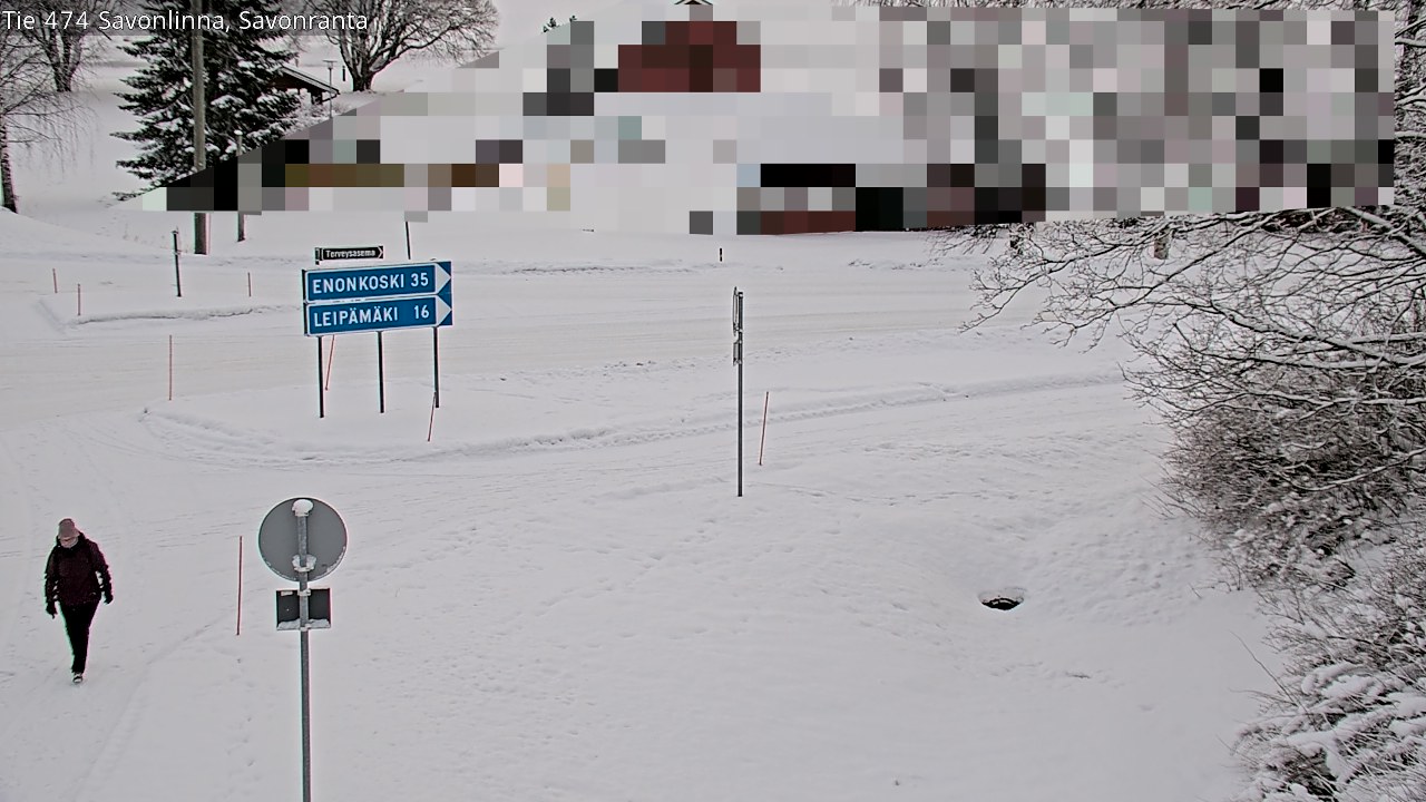 Weather Camera Image Road 474 Savonlinna Savonranta, Savonlinna, Etelä-Savo