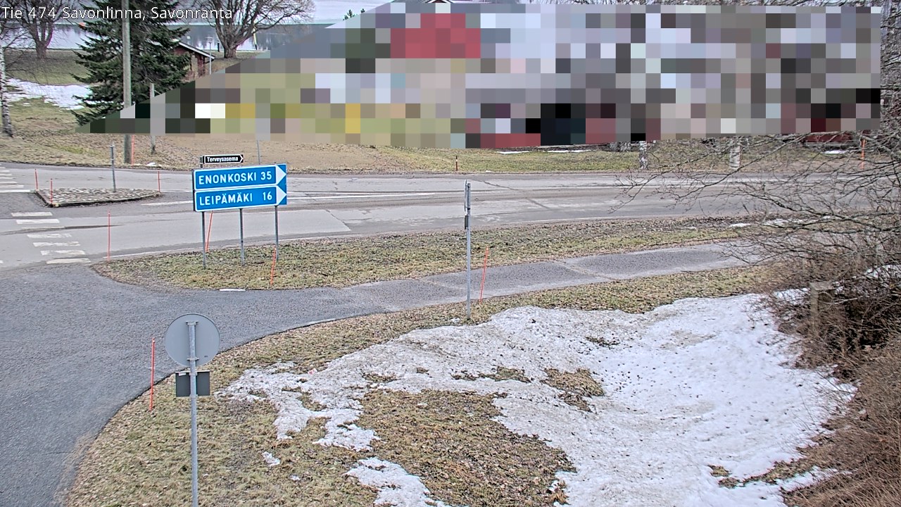 Weather Camera Image Väg 474 Nyslott Savonranta, Savonlinna, Etelä-Savo