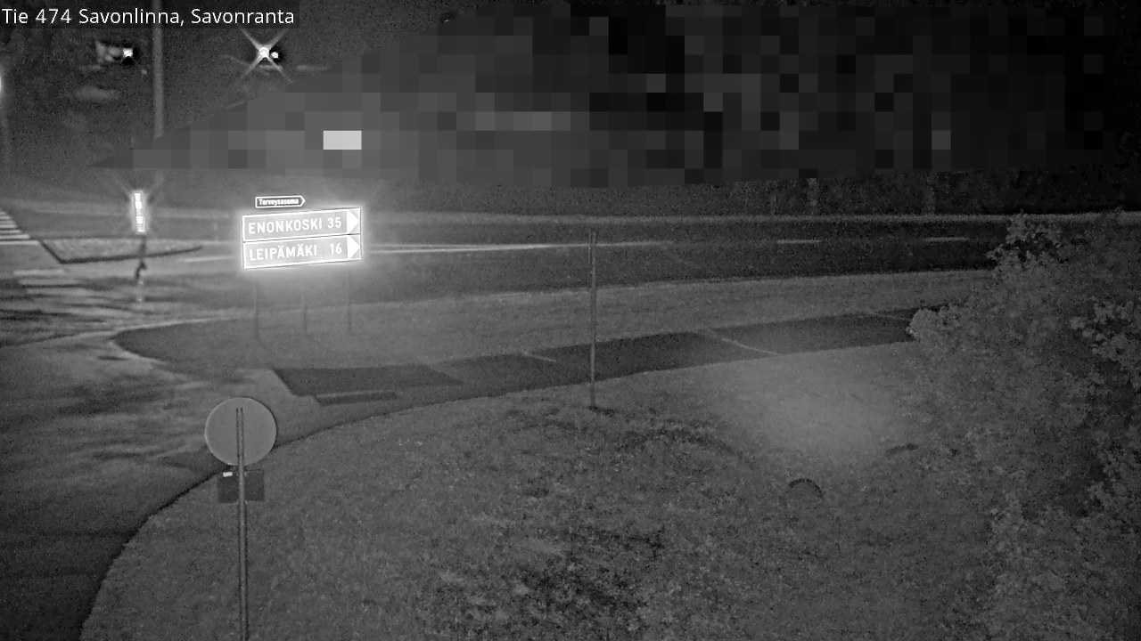 Weather Camera Image Väg 474 Nyslott Savonranta, Savonlinna, Etelä-Savo