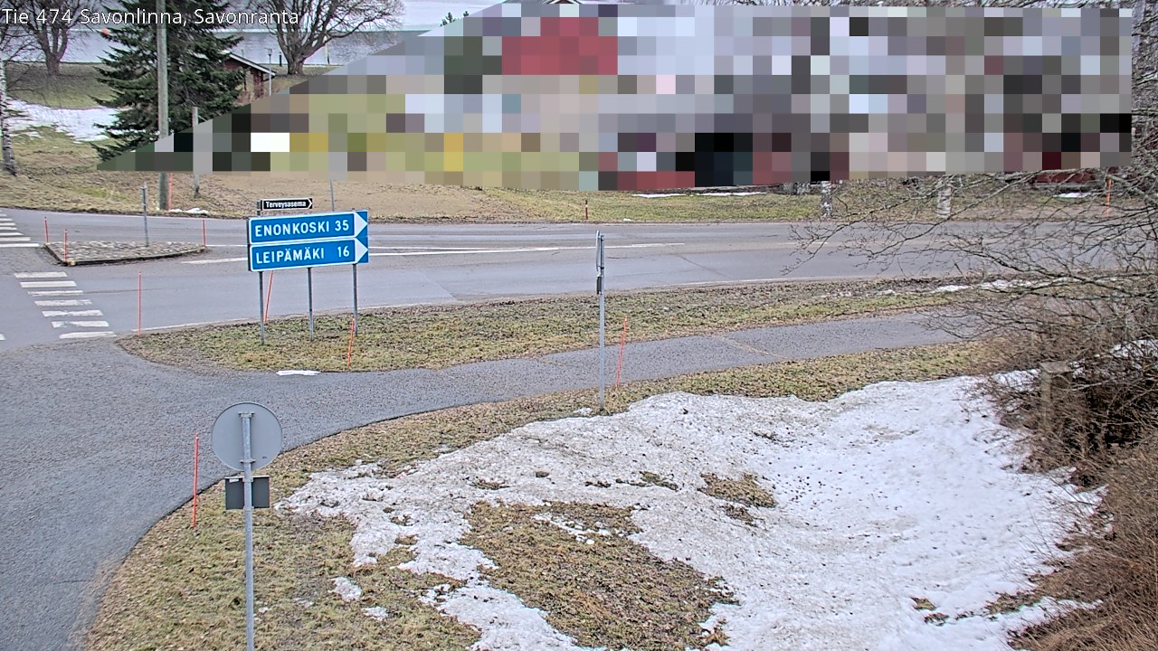 Weather Camera Image Road 474 Savonlinna Savonranta, Savonlinna, Etelä-Savo