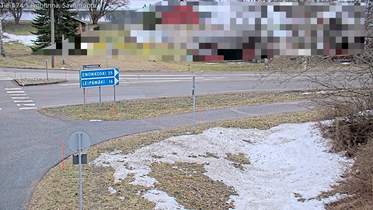 Weather Camera Image Road 474 Savonlinna Savonranta, Savonlinna, Etelä-Savo