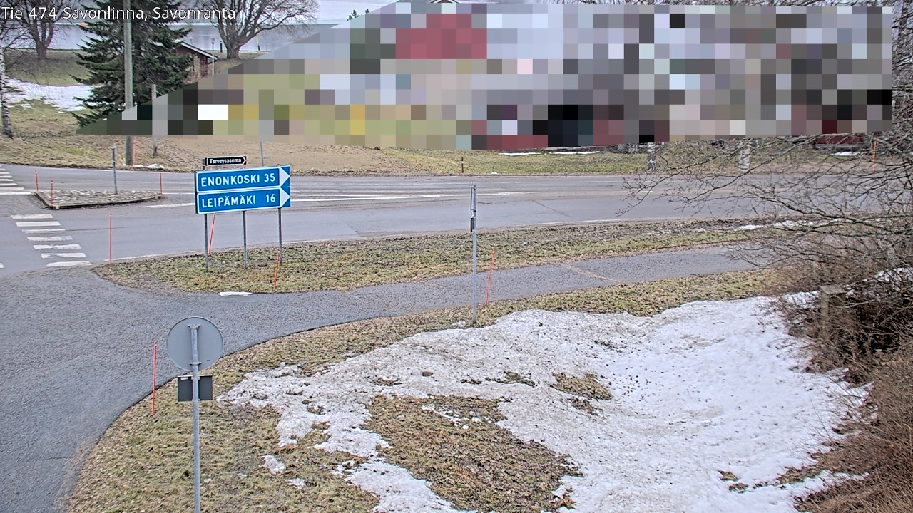 Weather Camera Image Road 474 Savonlinna Savonranta, Savonlinna, Etelä-Savo