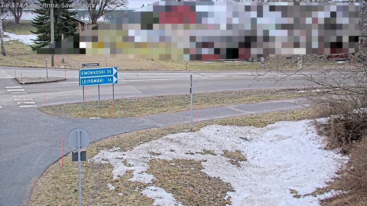 Weather Camera Image Road 474 Savonlinna Savonranta, Savonlinna, Etelä-Savo