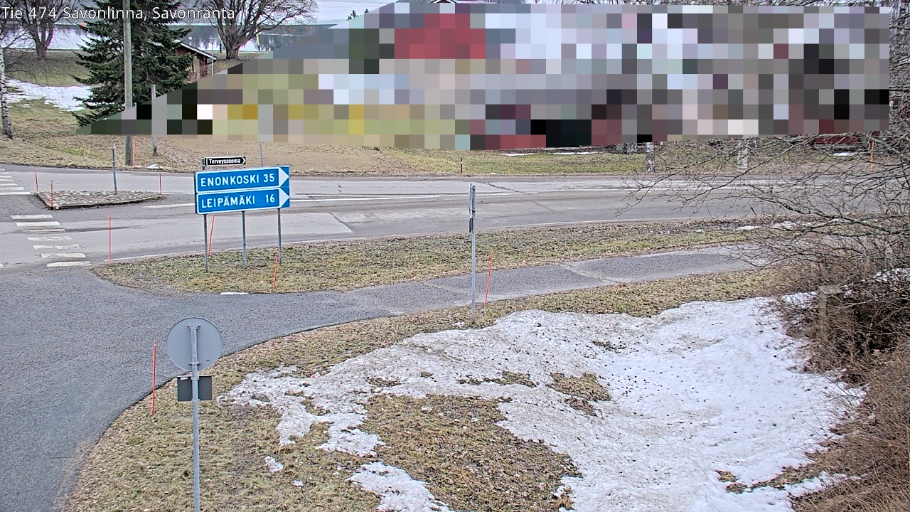 Weather Camera Image Road 474 Savonlinna Savonranta, Savonlinna, Etelä-Savo