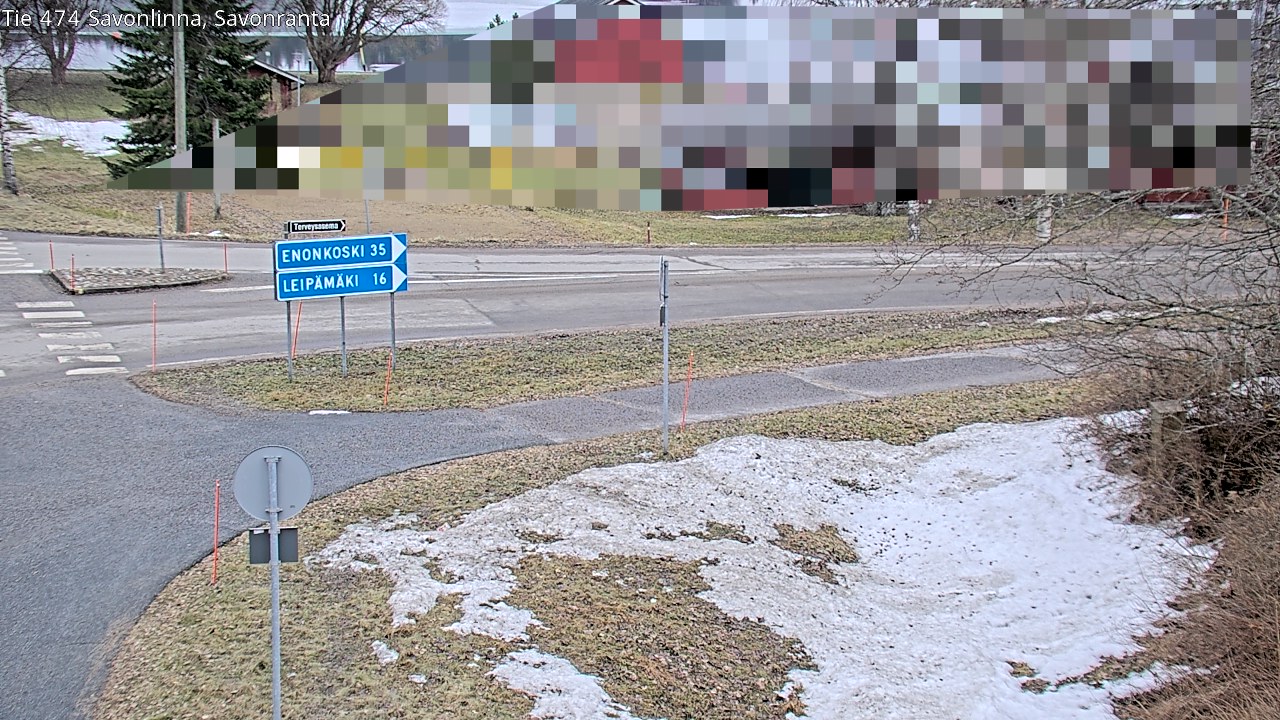 Weather Camera Image Road 474 Savonlinna Savonranta, Savonlinna, Etelä-Savo