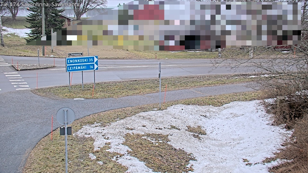 Weather Camera Image Road 474 Savonlinna Savonranta, Savonlinna, Etelä-Savo
