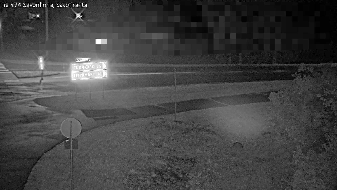 Weather Camera Image Väg 474 Nyslott Savonranta, Savonlinna, Etelä-Savo