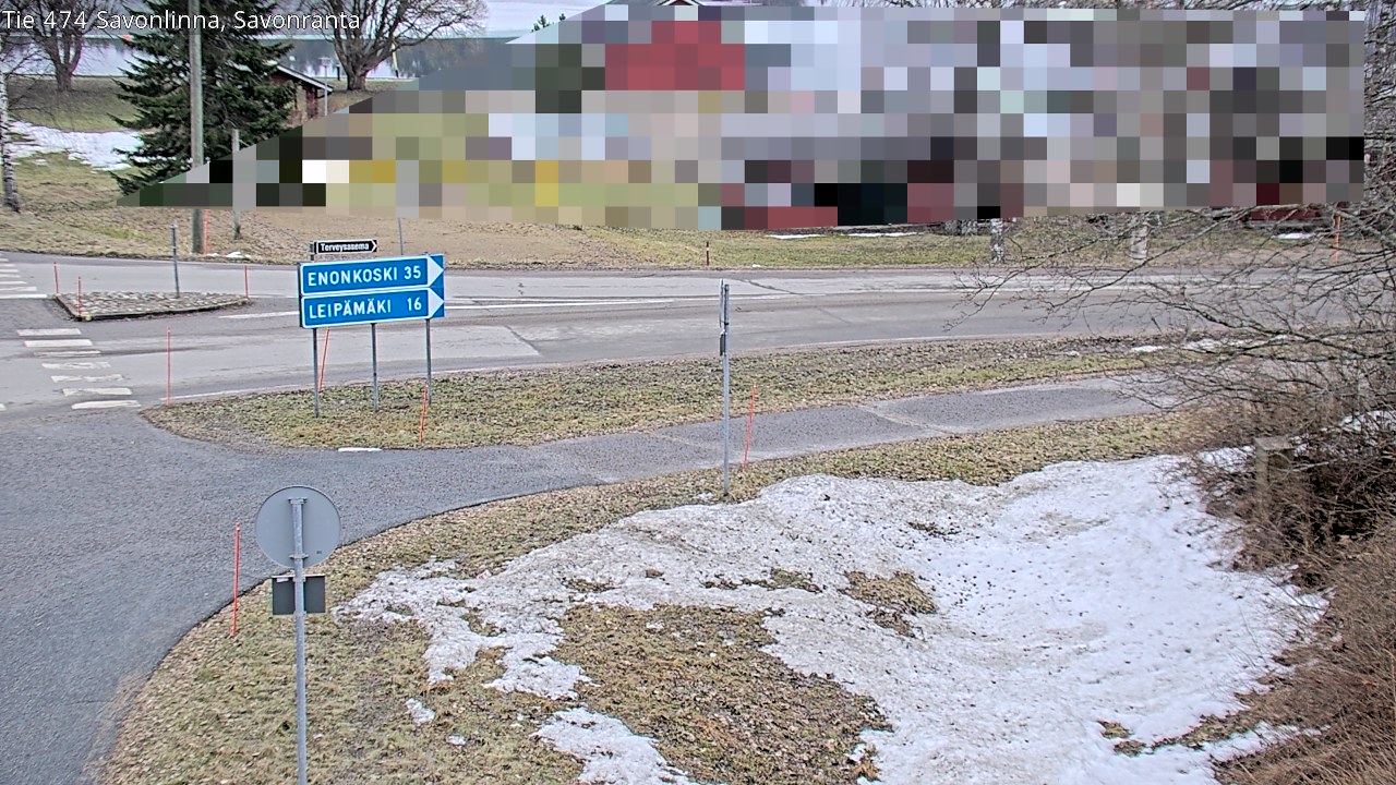 Weather Camera Image Road 474 Savonlinna Savonranta, Savonlinna, Etelä-Savo