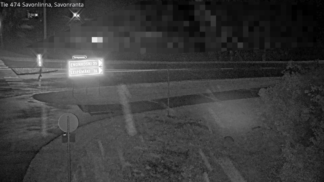 Weather Camera Image Väg 474 Nyslott Savonranta, Savonlinna, Etelä-Savo