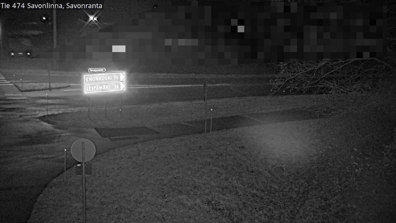 Weather Camera Image Road 474 Savonlinna Savonranta, Savonlinna, Etelä-Savo