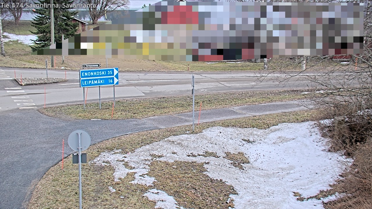 Weather Camera Image Väg 474 Nyslott Savonranta, Savonlinna, Etelä-Savo