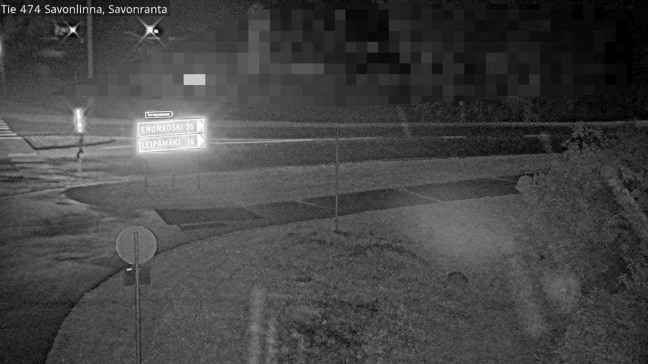 Weather Camera Image Väg 474 Nyslott Savonranta, Savonlinna, Etelä-Savo