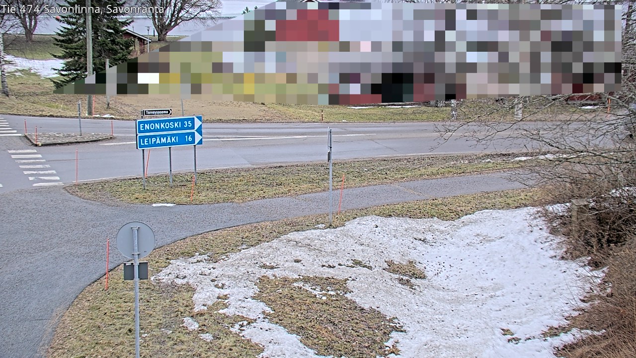 Weather Camera Image Road 474 Savonlinna Savonranta, Savonlinna, Etelä-Savo