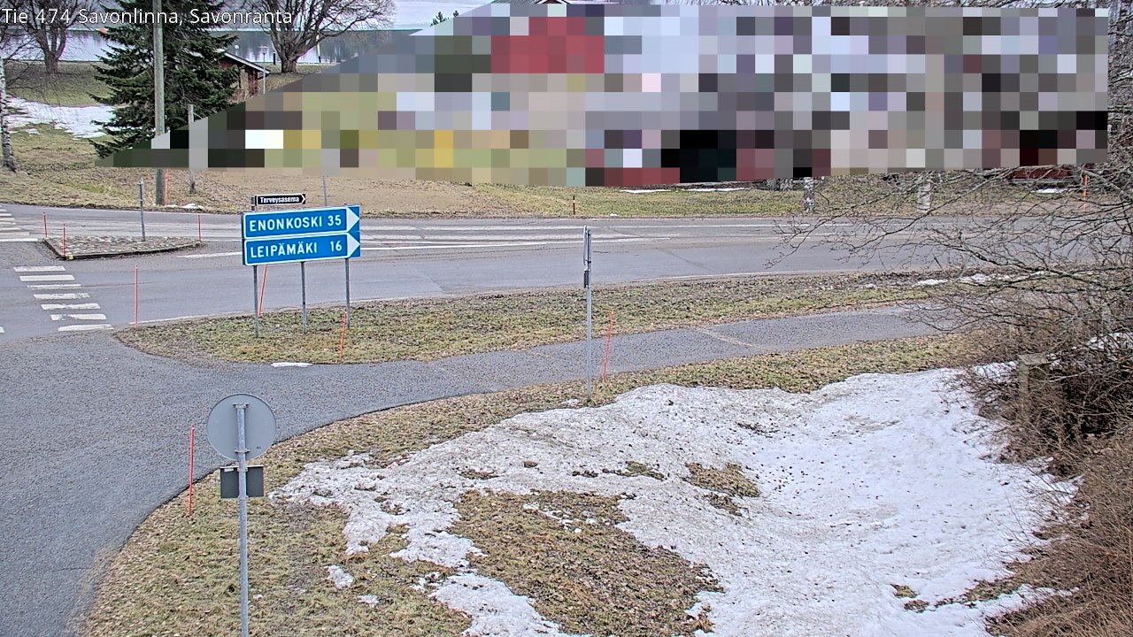 Weather Camera Image Road 474 Savonlinna Savonranta, Savonlinna, Etelä-Savo