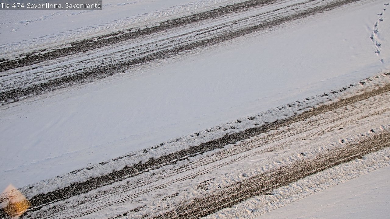 Weather Camera Image Road 474 Savonlinna Savonranta, Savonlinna, Etelä-Savo