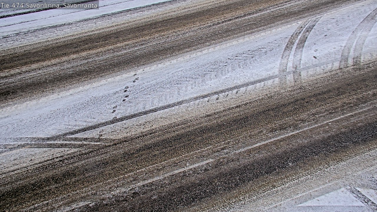 Weather Camera Image Väg 474 Nyslott Savonranta, Savonlinna, Etelä-Savo