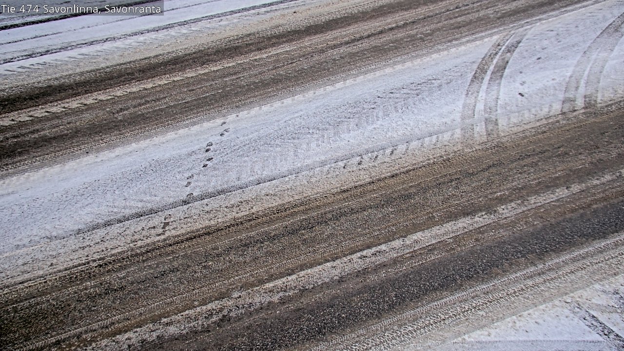 Weather Camera Image Väg 474 Nyslott Savonranta, Savonlinna, Etelä-Savo