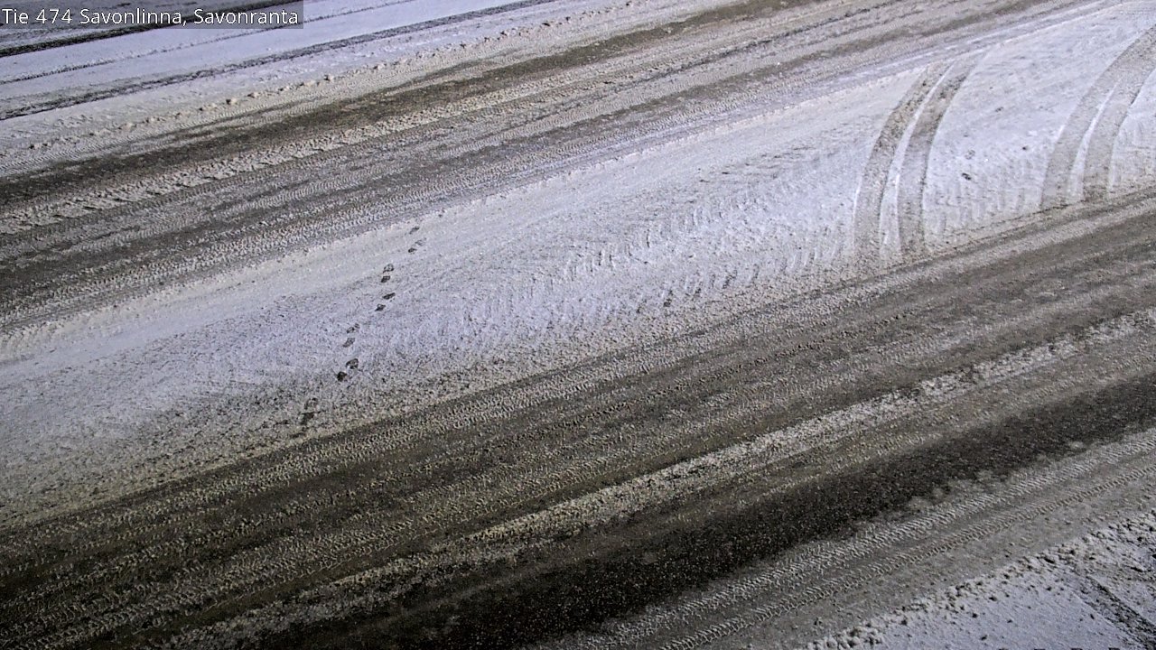 Weather Camera Image Väg 474 Nyslott Savonranta, Savonlinna, Etelä-Savo
