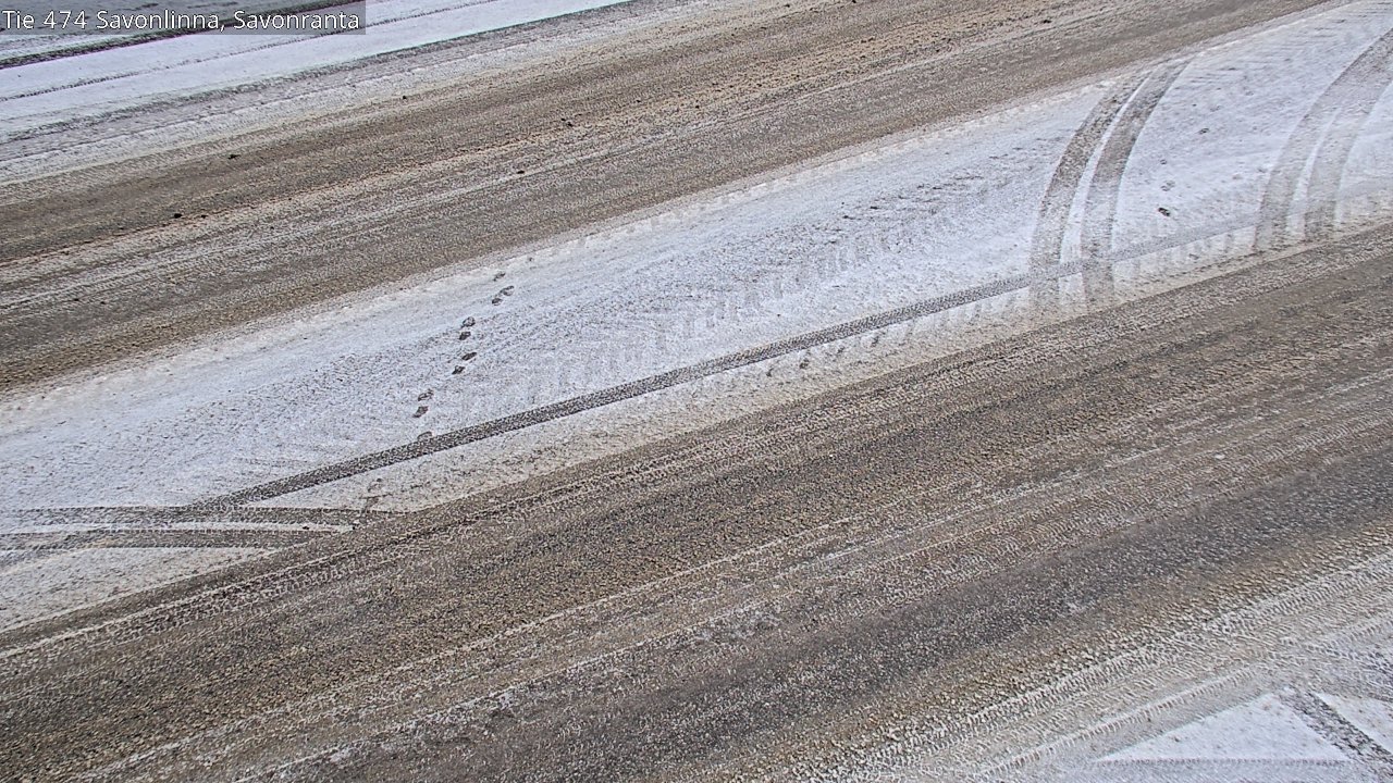 Weather Camera Image Väg 474 Nyslott Savonranta, Savonlinna, Etelä-Savo