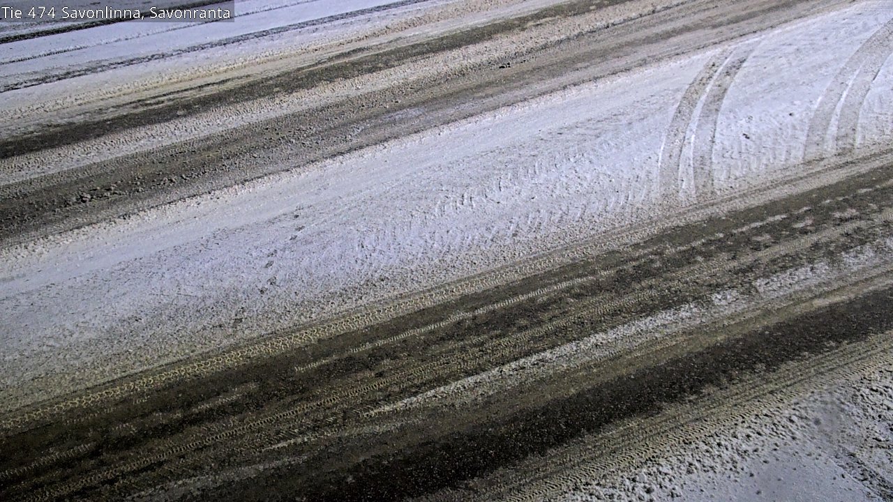 Weather Camera Image Väg 474 Nyslott Savonranta, Savonlinna, Etelä-Savo