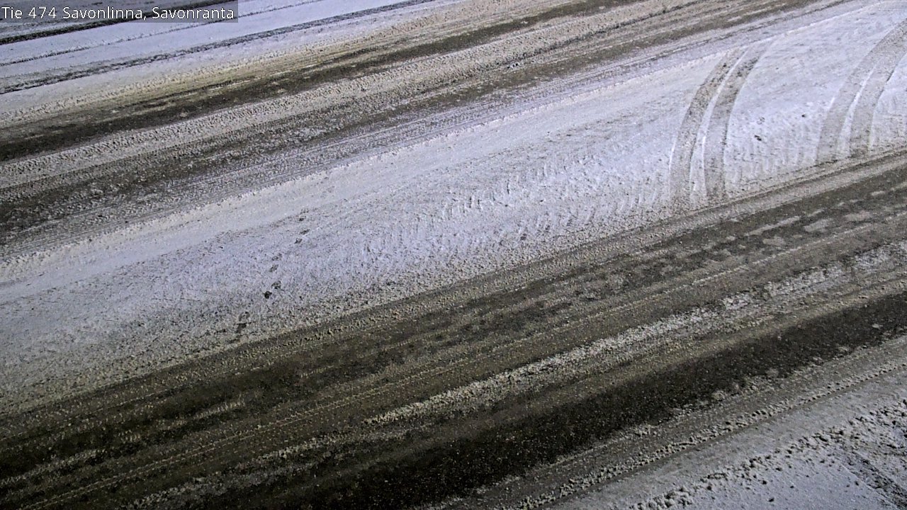 Weather Camera Image Väg 474 Nyslott Savonranta, Savonlinna, Etelä-Savo