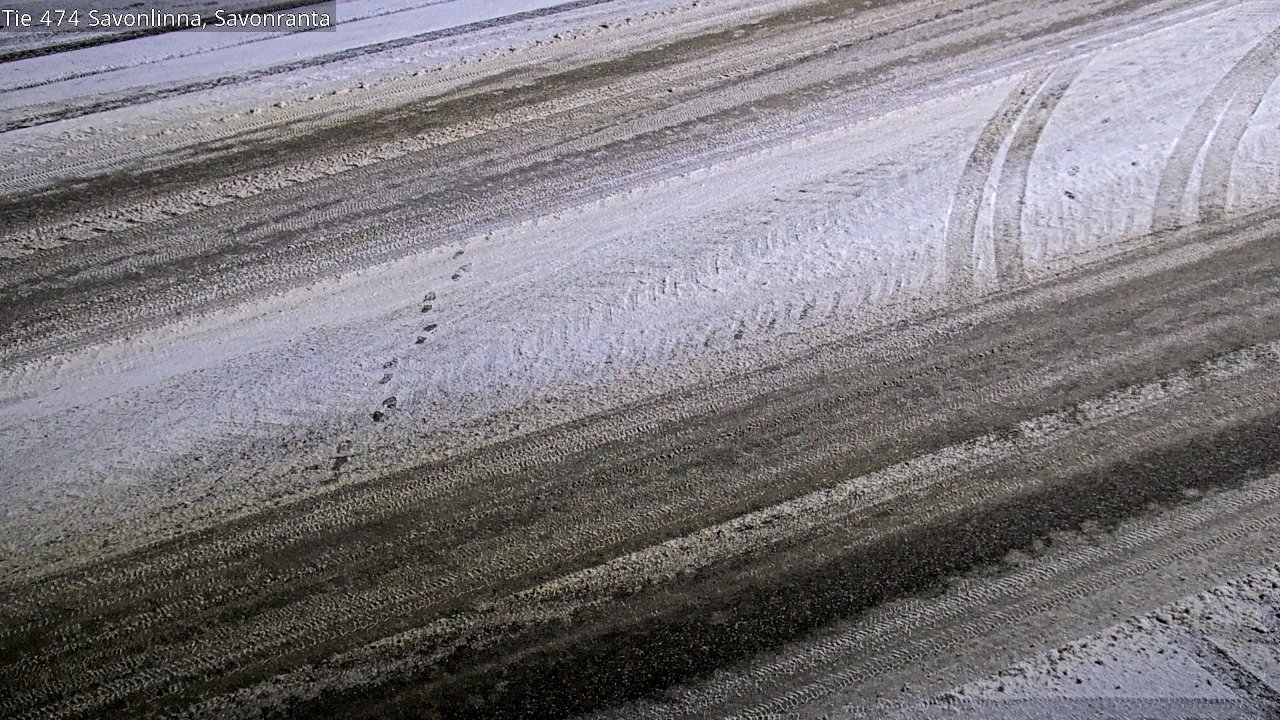 Weather Camera Image Väg 474 Nyslott Savonranta, Savonlinna, Etelä-Savo