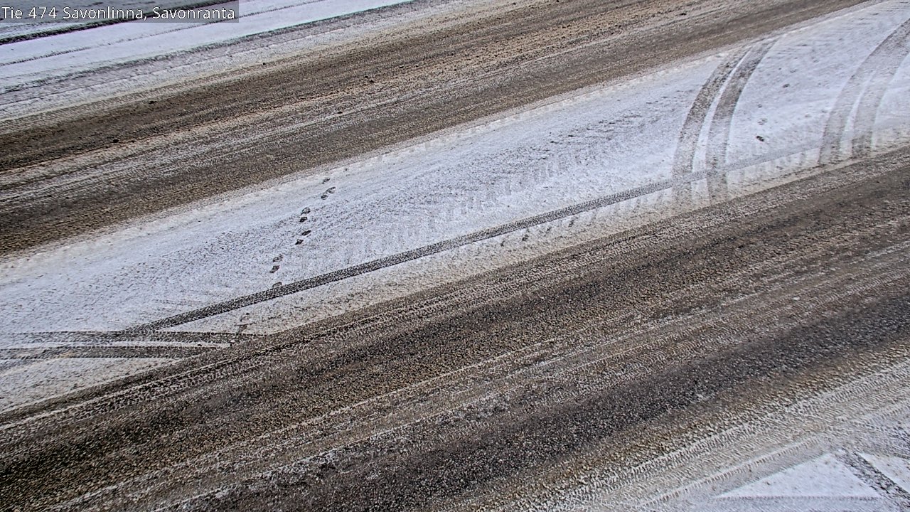 Weather Camera Image Väg 474 Nyslott Savonranta, Savonlinna, Etelä-Savo