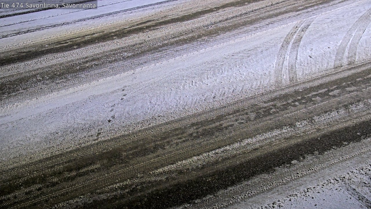 Weather Camera Image Väg 474 Nyslott Savonranta, Savonlinna, Etelä-Savo