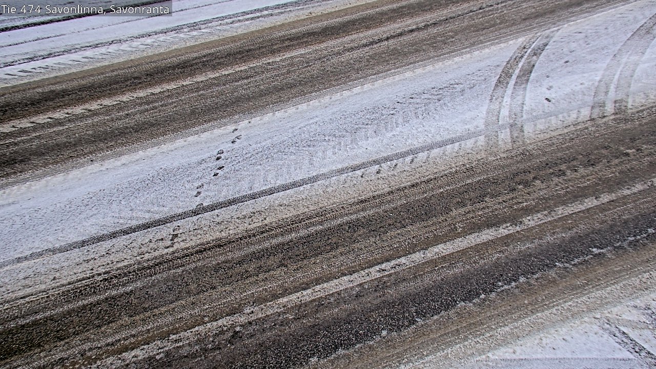Weather Camera Image Väg 474 Nyslott Savonranta, Savonlinna, Etelä-Savo