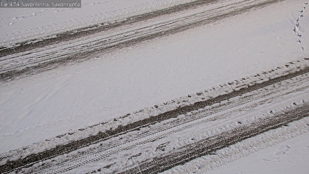 Weather Camera Image Road 474 Savonlinna Savonranta, Savonlinna, Etelä-Savo