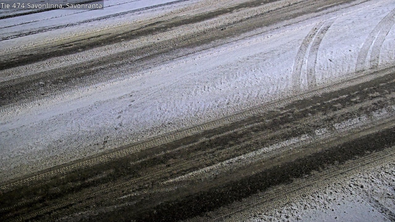 Weather Camera Image Väg 474 Nyslott Savonranta, Savonlinna, Etelä-Savo