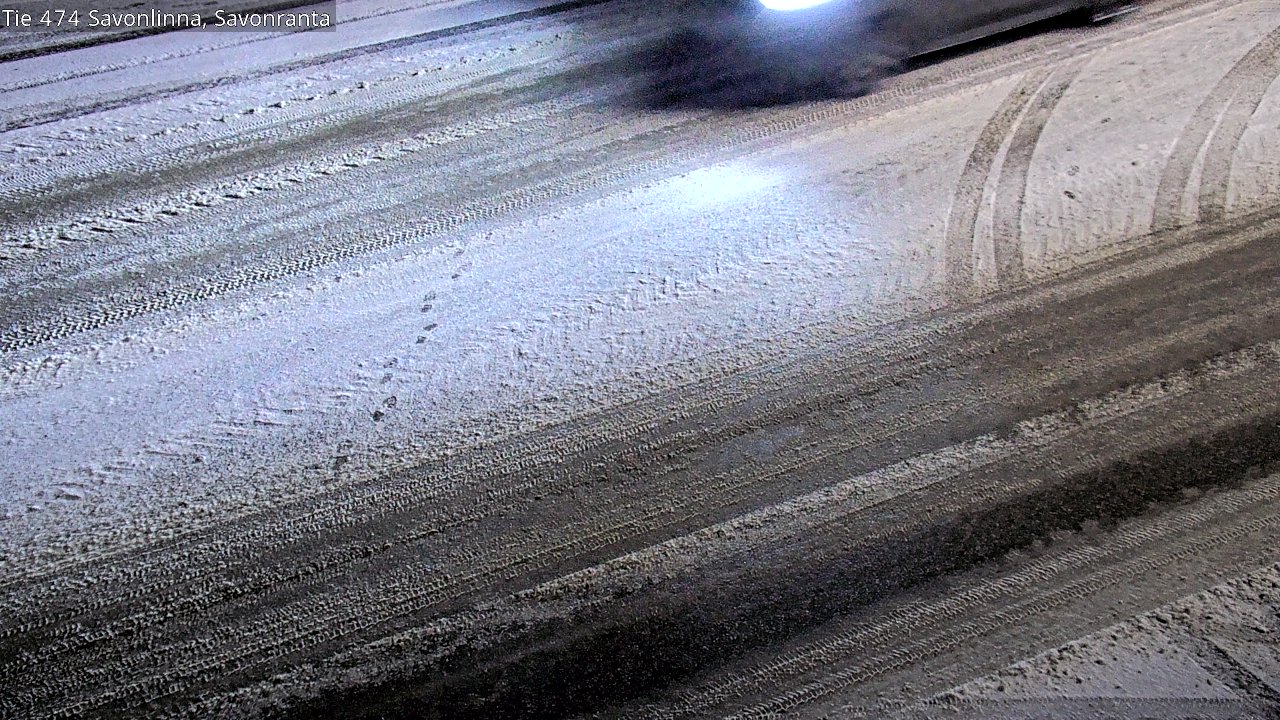 Weather Camera Image Väg 474 Nyslott Savonranta, Savonlinna, Etelä-Savo