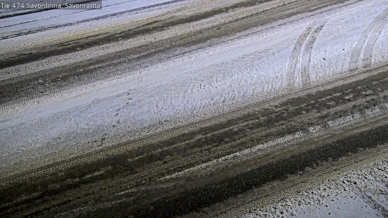 Weather Camera Image Väg 474 Nyslott Savonranta, Savonlinna, Etelä-Savo