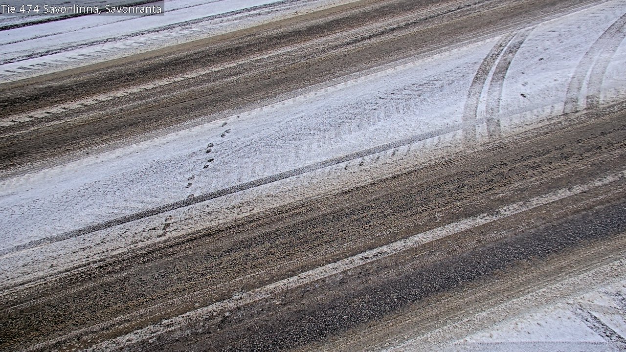 Weather Camera Image Väg 474 Nyslott Savonranta, Savonlinna, Etelä-Savo