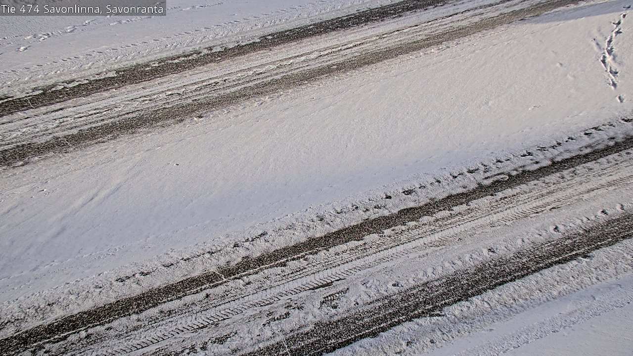 Weather Camera Image Road 474 Savonlinna Savonranta, Savonlinna, Etelä-Savo