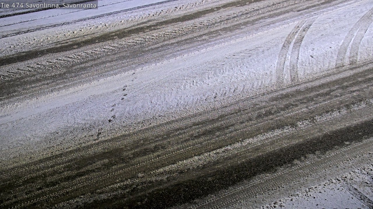 Weather Camera Image Väg 474 Nyslott Savonranta, Savonlinna, Etelä-Savo