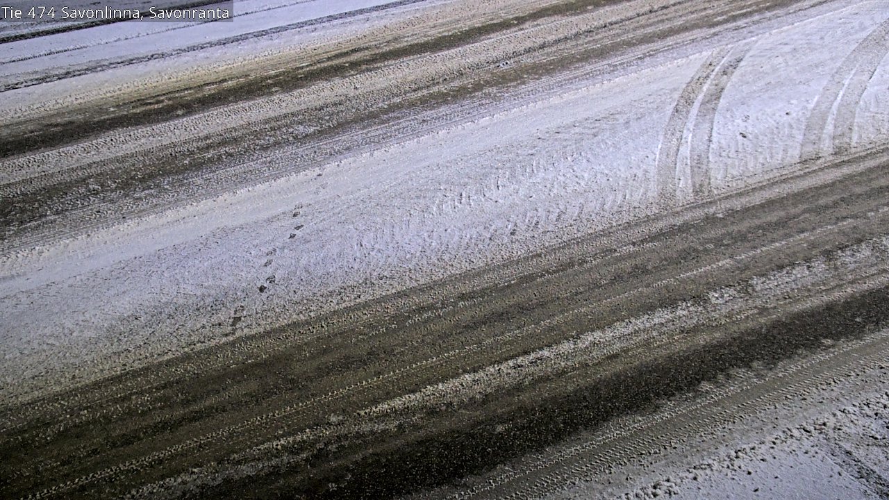 Weather Camera Image Väg 474 Nyslott Savonranta, Savonlinna, Etelä-Savo