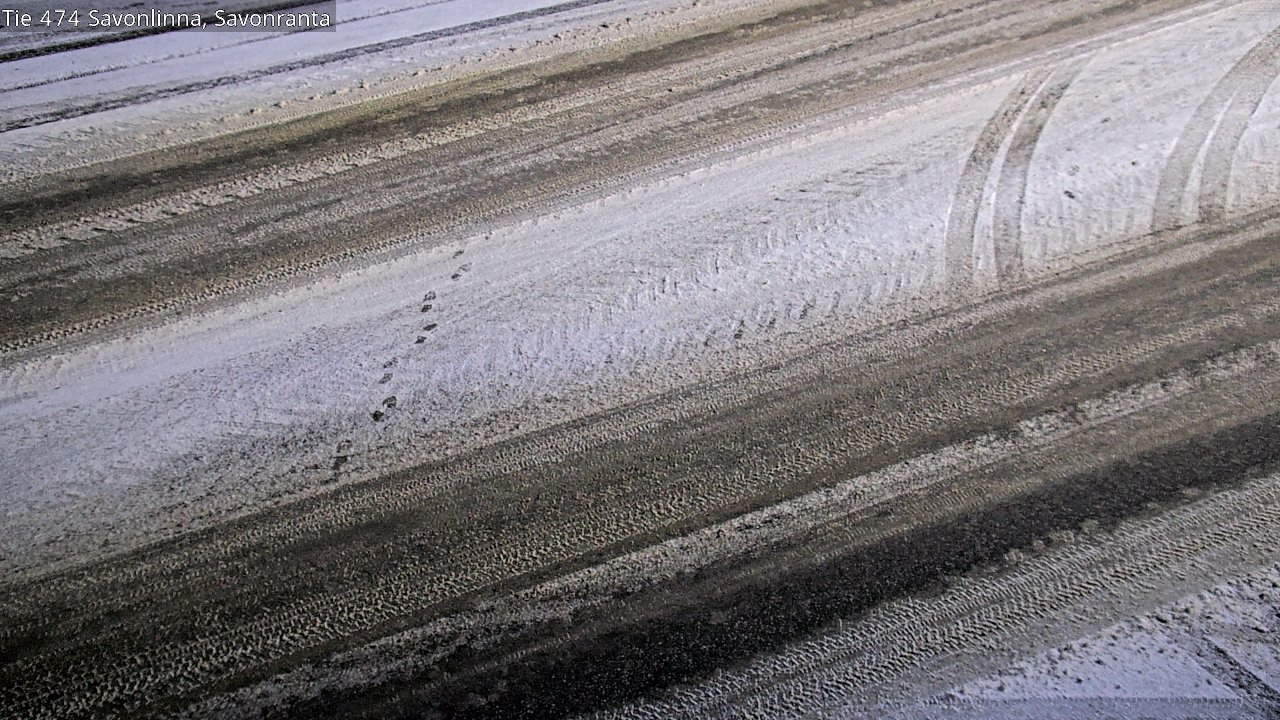 Weather Camera Image Väg 474 Nyslott Savonranta, Savonlinna, Etelä-Savo