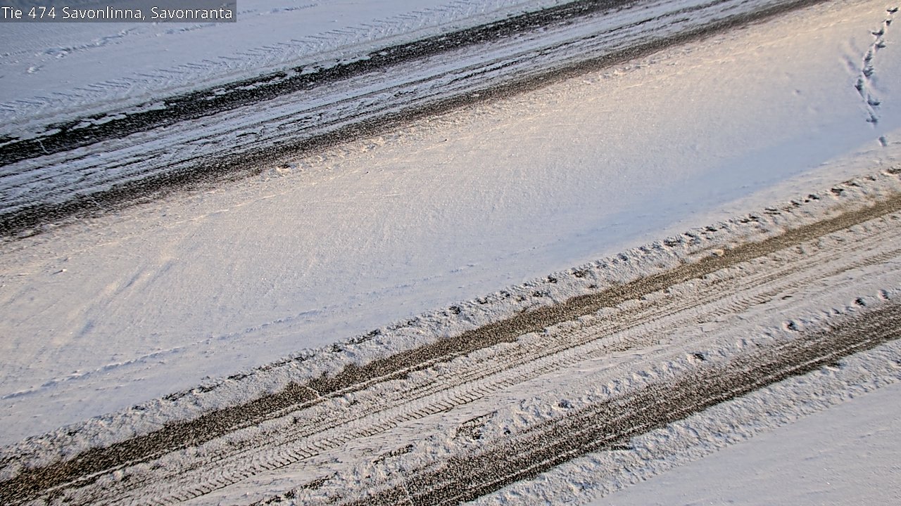 Weather Camera Image Road 474 Savonlinna Savonranta, Savonlinna, Etelä-Savo