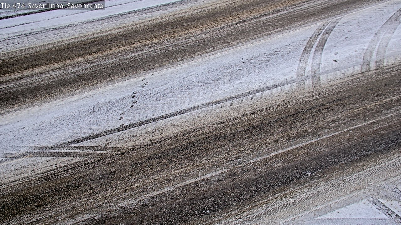 Weather Camera Image Väg 474 Nyslott Savonranta, Savonlinna, Etelä-Savo
