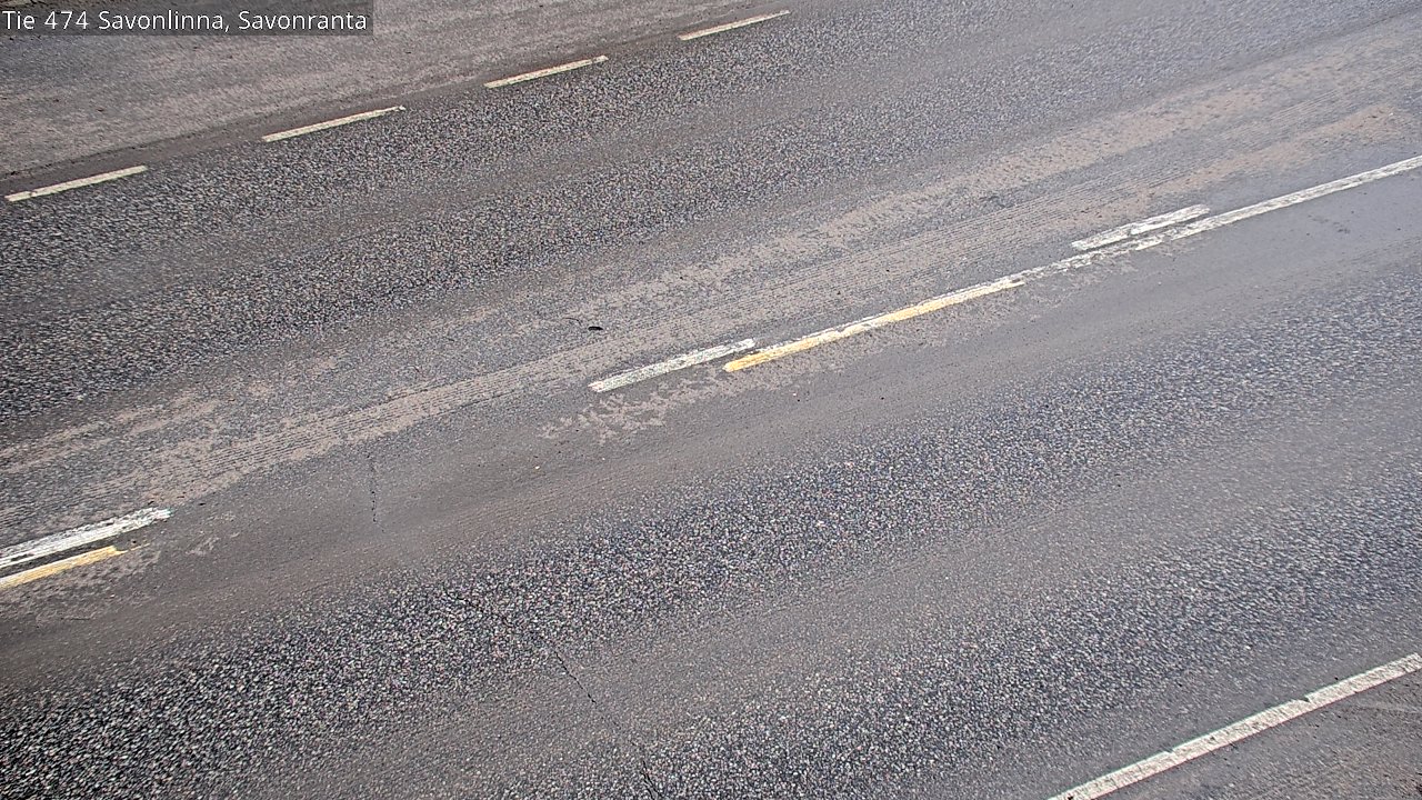 Weather Camera Image Väg 474 Nyslott Savonranta, Savonlinna, Etelä-Savo