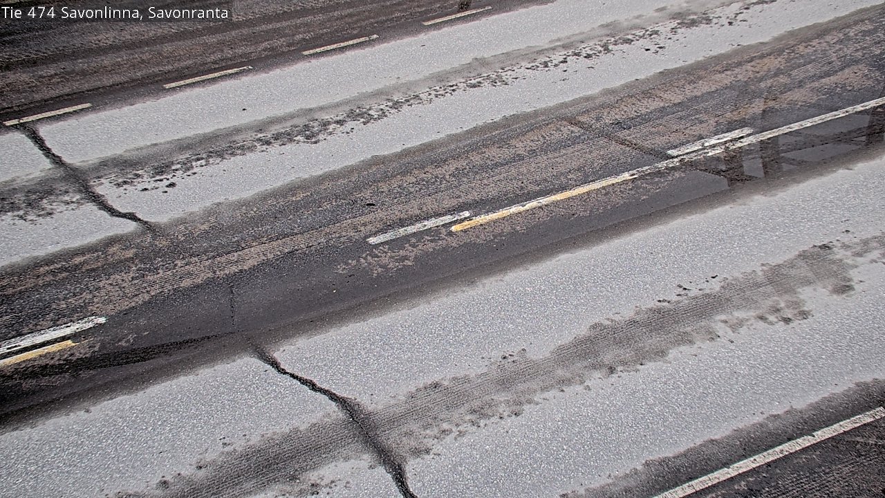 Weather Camera Image Väg 474 Nyslott Savonranta, Savonlinna, Etelä-Savo