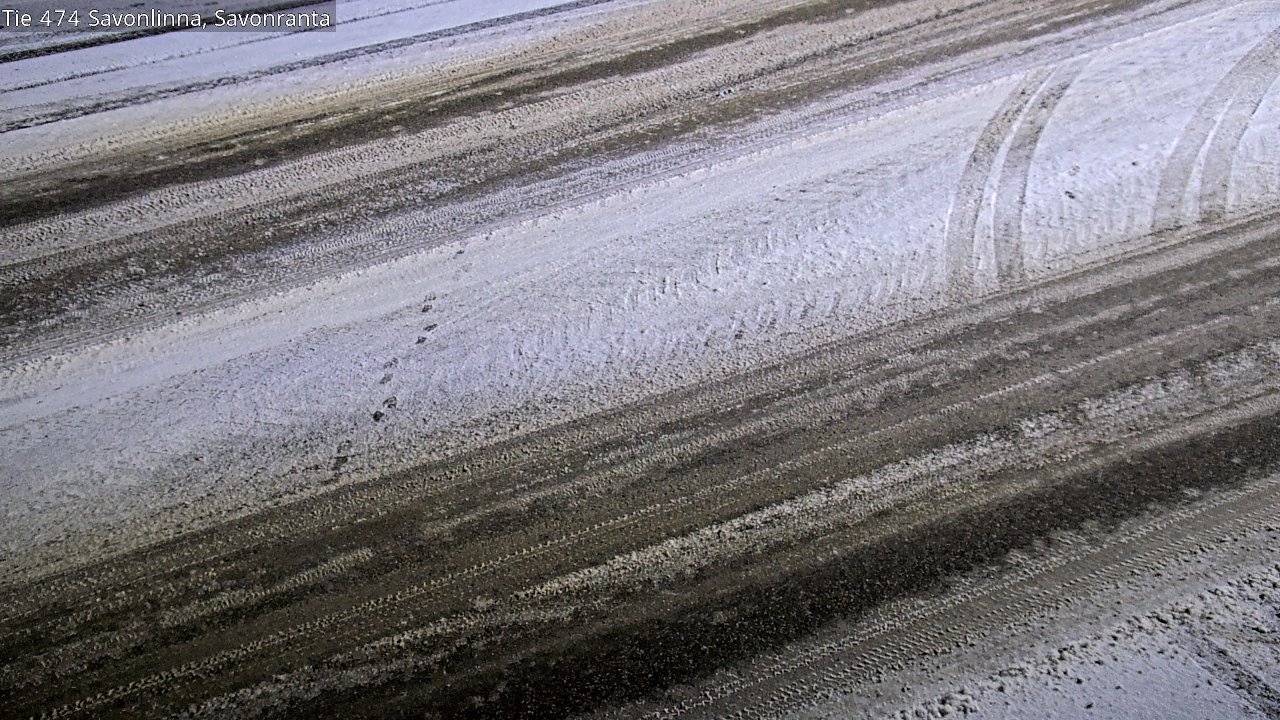 Weather Camera Image Väg 474 Nyslott Savonranta, Savonlinna, Etelä-Savo