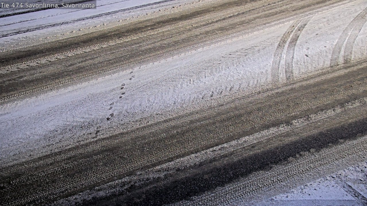 Weather Camera Image Väg 474 Nyslott Savonranta, Savonlinna, Etelä-Savo