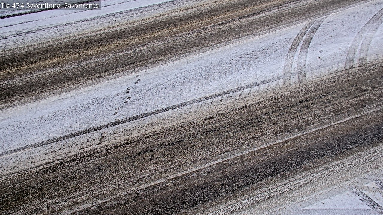 Weather Camera Image Väg 474 Nyslott Savonranta, Savonlinna, Etelä-Savo