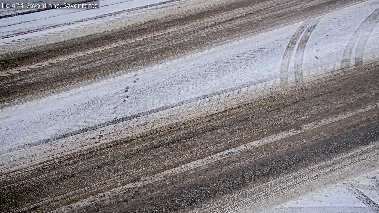 Weather Camera Image Väg 474 Nyslott Savonranta, Savonlinna, Etelä-Savo