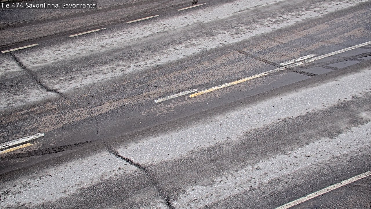Weather Camera Image Väg 474 Nyslott Savonranta, Savonlinna, Etelä-Savo