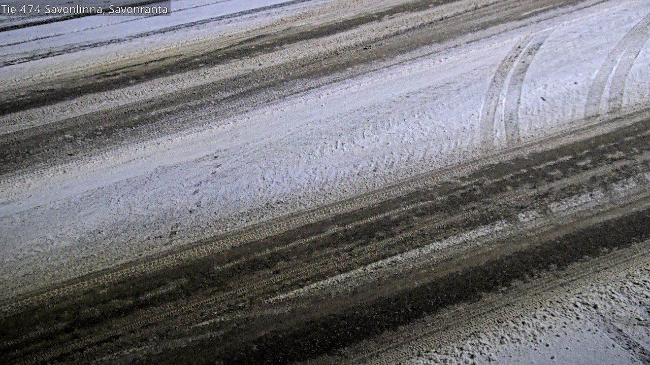 Weather Camera Image Väg 474 Nyslott Savonranta, Savonlinna, Etelä-Savo